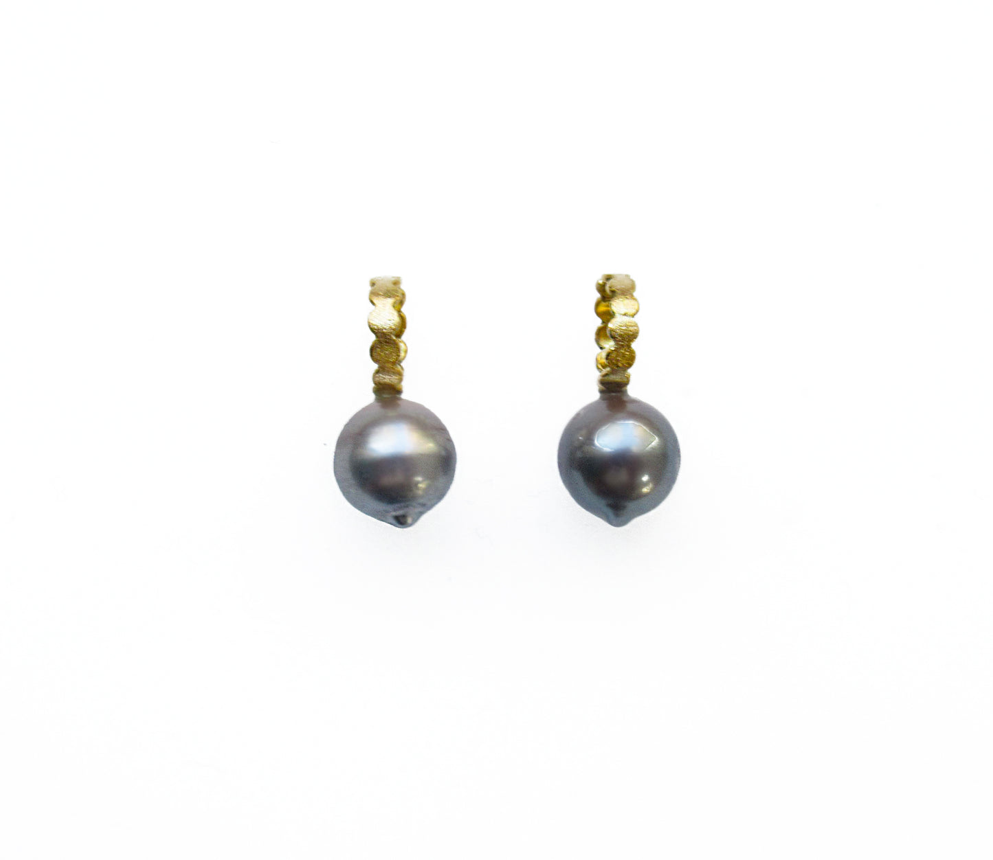 kerama pearl × marumaru  earring  / K18 (両耳）