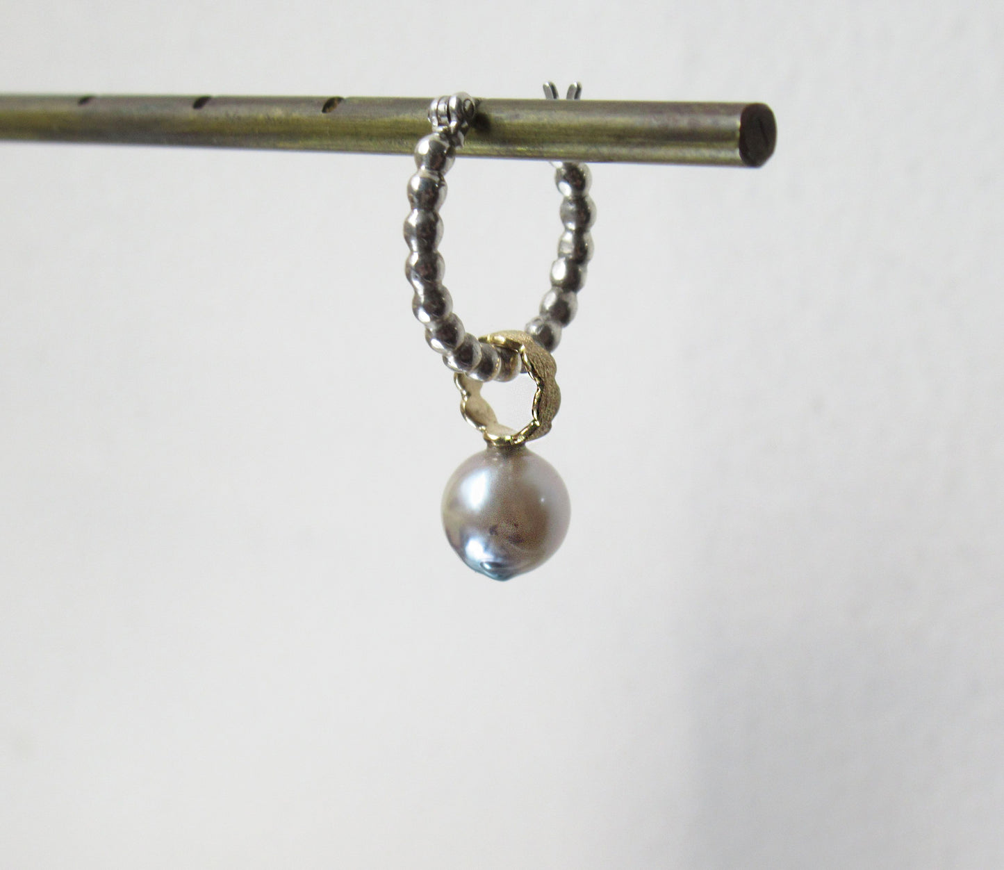 kerama pearl × marumaru charm top / K18