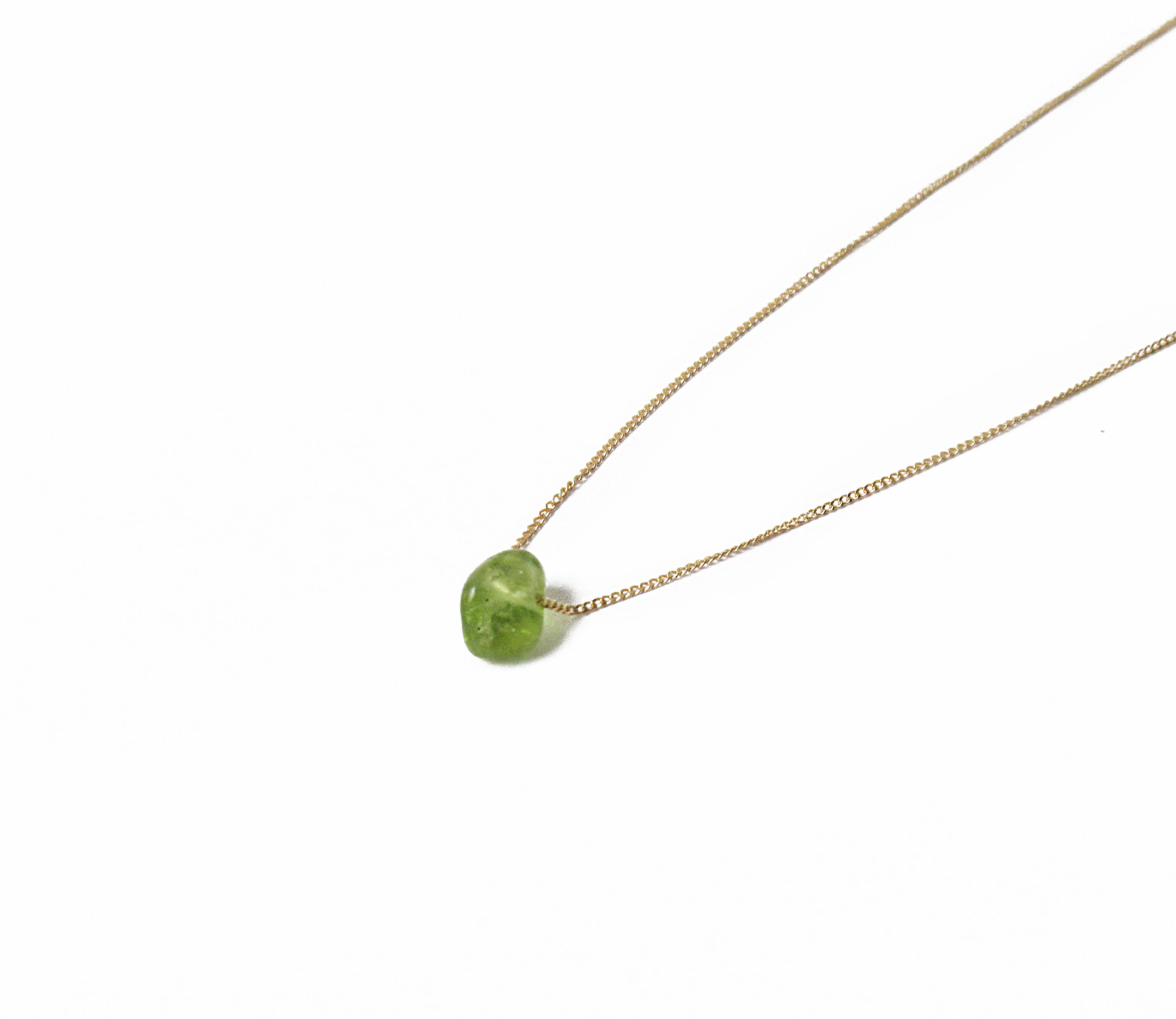 K18 peridot necklace (40cm) – Perché?