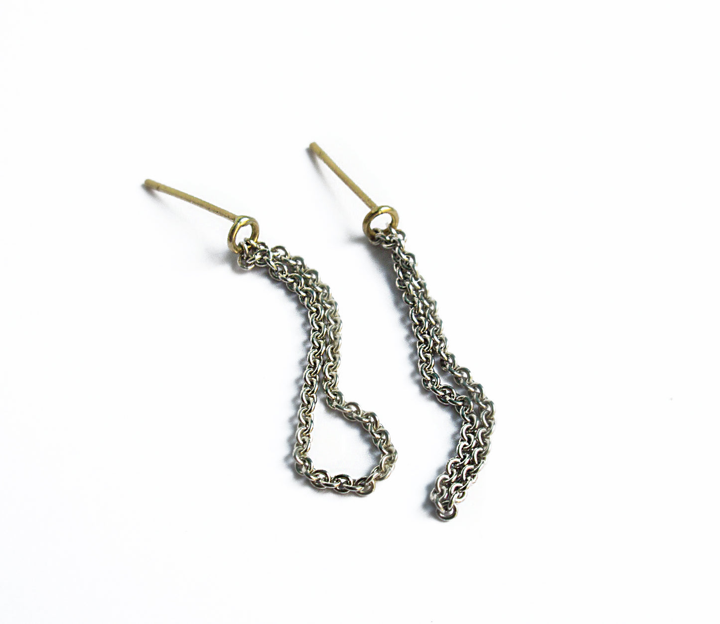 loop earring 1 / Silver,K18 (片耳)