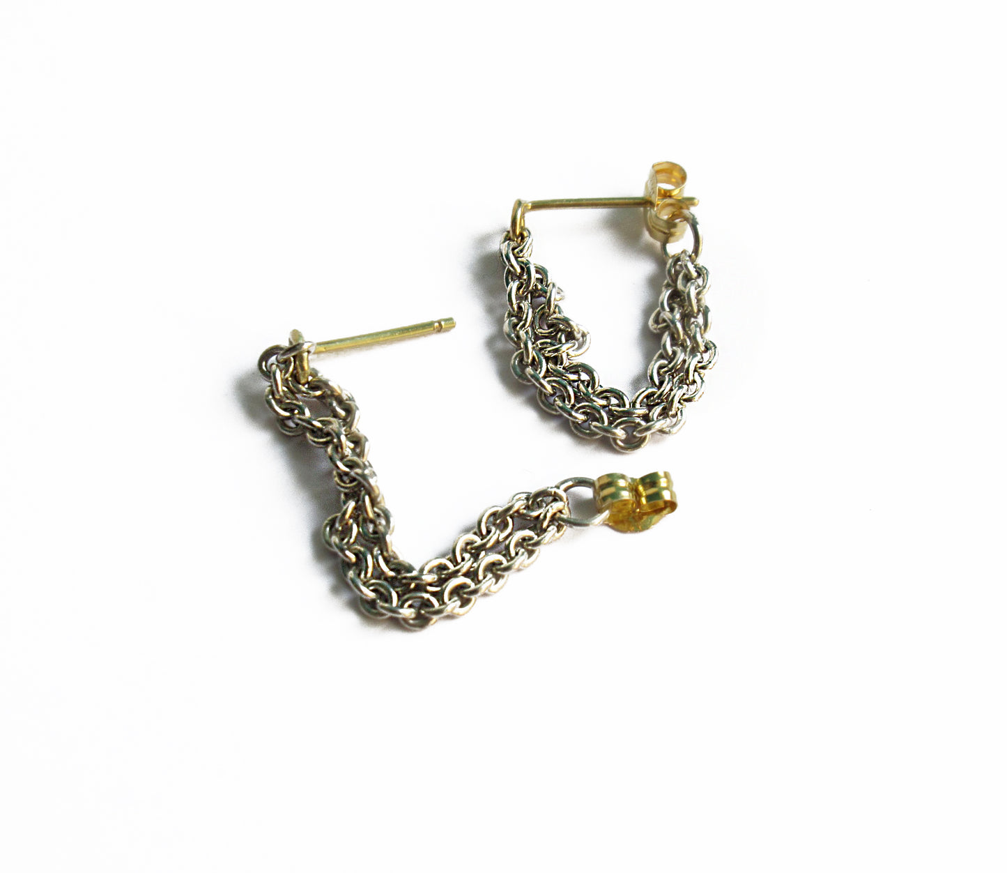 loop hoop earring 1 / Silver,K18 (片耳)