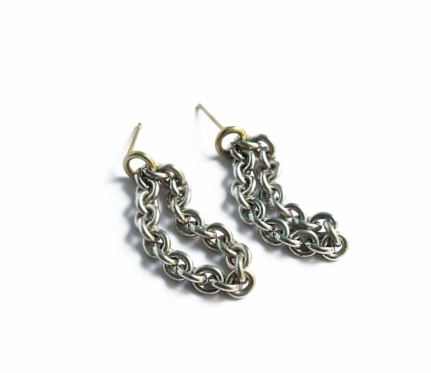 loop earring 3 / Silver,K18 (片耳)