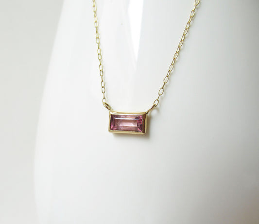 tourmaline necklace (40cm) / K18