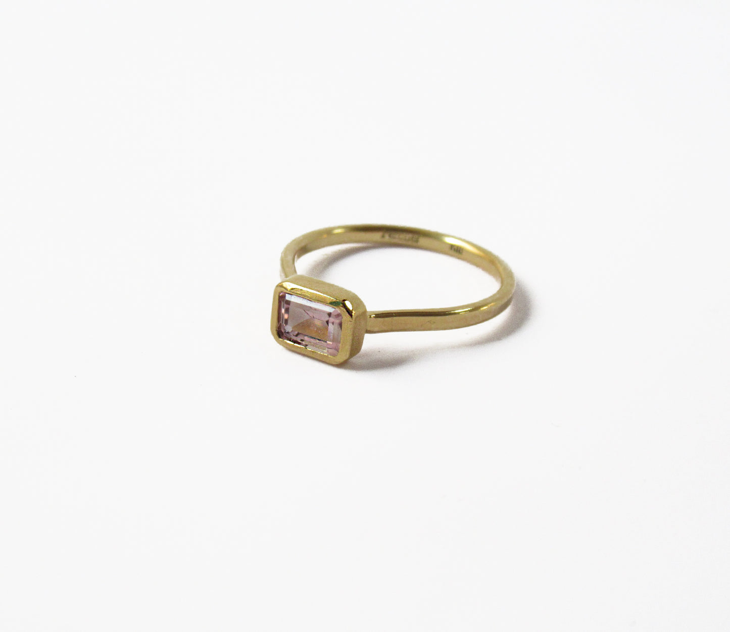 pink tourmaline ring (12.5号）/ K18