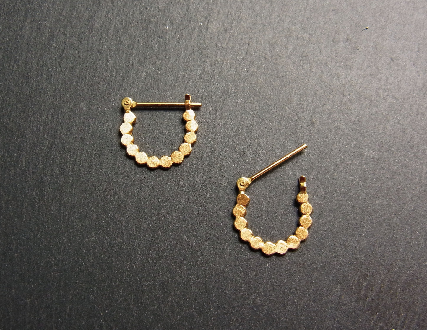 marumaru hoop earring 1 / K18 (片耳)